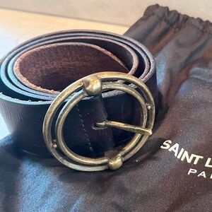 SAINT LAURENT MENS BELT